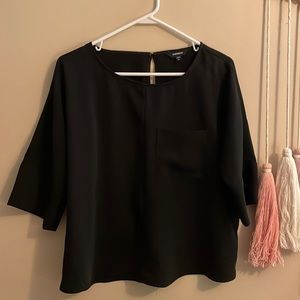 Black work blouse